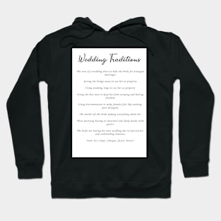 Wedding Traditions Hoodie